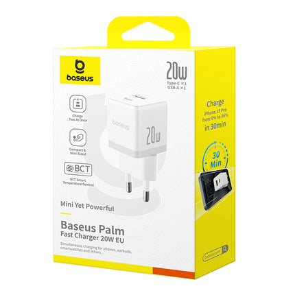 Baseus -  2in1 Fast Charger, USB, Type-C, 20W