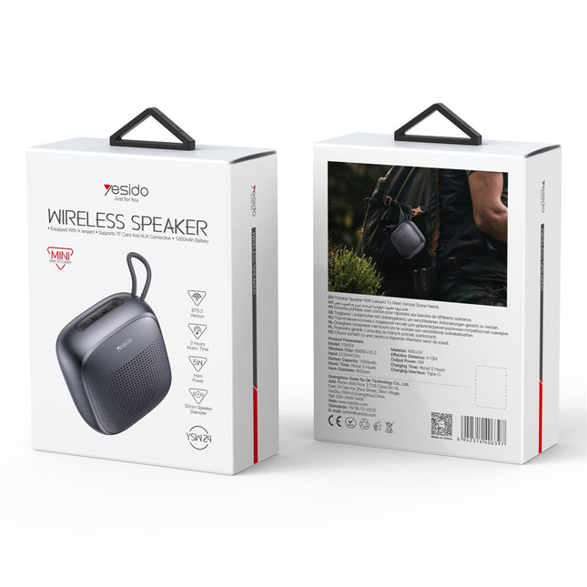 Yesido Φορητό Ασύρματο Ηχείο Bluetooth (YSW24)