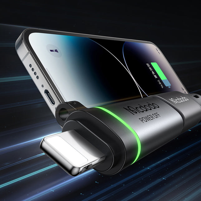 Mcdodo Αντάπτορας USB-C σε Lightning με Αυτόματη Απενεργοποίηση (OT-2590) - Μαύρο