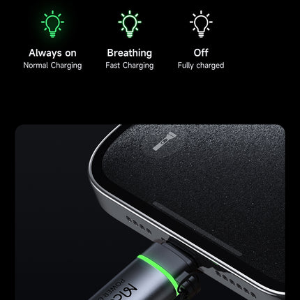 Mcdodo Αντάπτορας USB-C σε Lightning με Αυτόματη Απενεργοποίηση (OT-2590) - Μαύρο