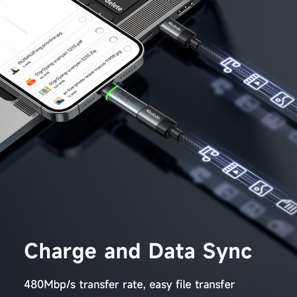 Mcdodo Αντάπτορας USB-C σε Lightning με Αυτόματη Απενεργοποίηση (OT-2590) - Μαύρο