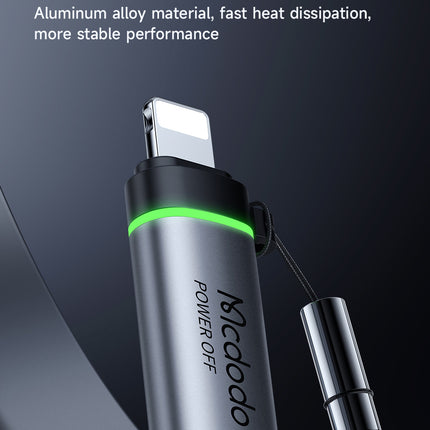 Mcdodo Αντάπτορας USB-C σε Lightning με Αυτόματη Απενεργοποίηση (OT-2590) - Μαύρο