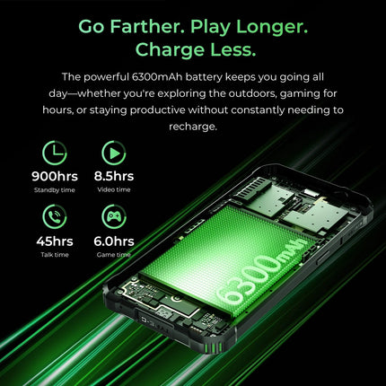 OUKITEL smartphone G5, 6", 4/256GB, 6300mAh