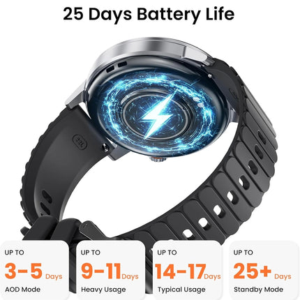 KOSPET smartwatch Orb, heart rate, 1.43" AMOLED, IP68,