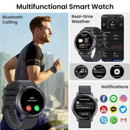 KOSPET smartwatch Orb, heart rate, 1.43" AMOLED, IP68,