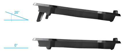 Βάση & ψύξη laptop PT-930, έως 15.6", 2x 125mm fan, LED, μαύρο
