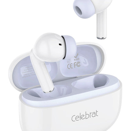 CELEBRAT earphones με θήκη φόρτισης W73, True Wireless