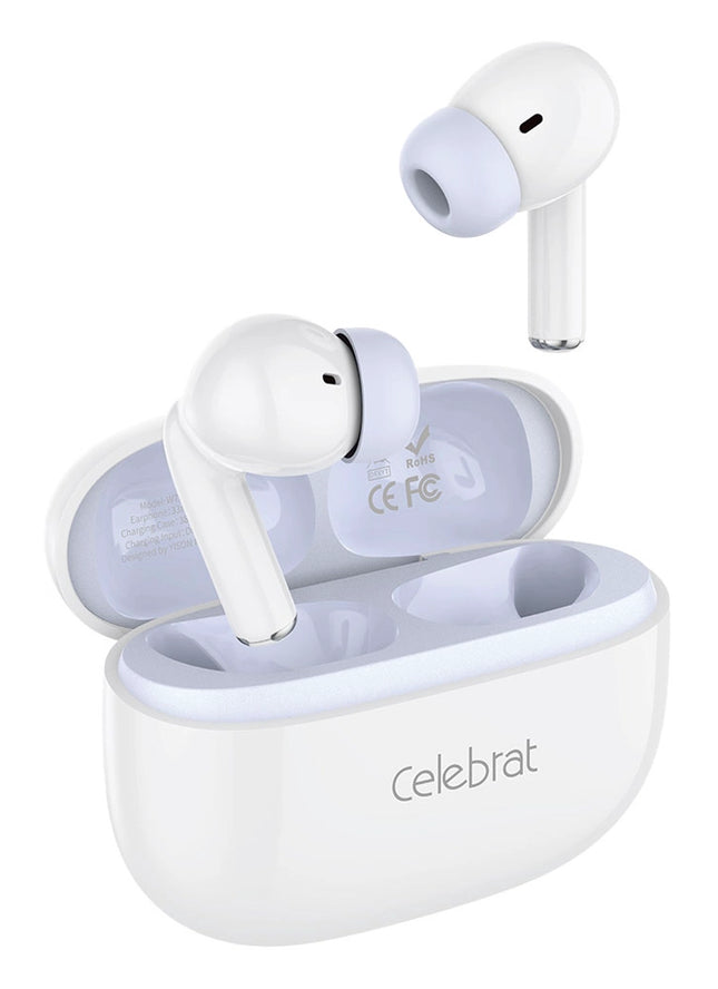 CELEBRAT earphones με θήκη φόρτισης W73, True Wireless