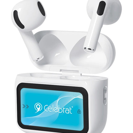CELEBRAT earphones με θήκη φόρτισης W76, True Wireless